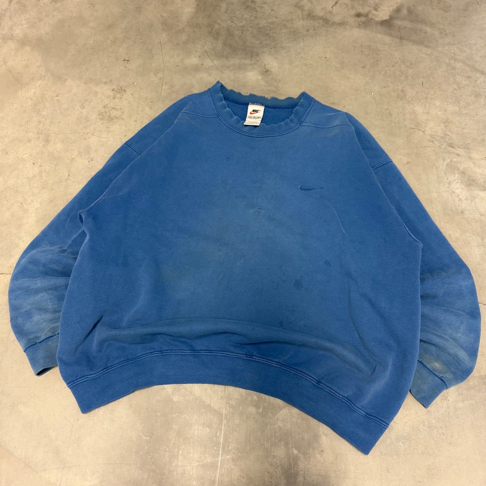 Vintage 90s Blue Nike Crewneck Sweatshirt